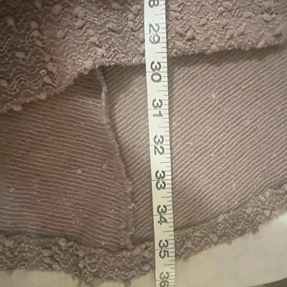 Elegant Song & Sung Stretch Tweed Coat in Taupe, size Small - Picture 9 of 9